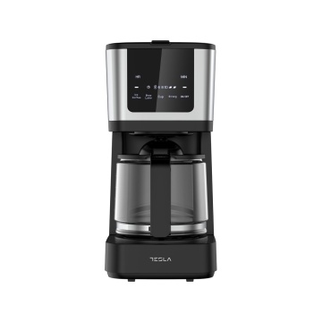 Cafetiera digitala Tesla CMF200BX, 900W, 1.25 LDisplay digital, Negru/ Inox - Img 2