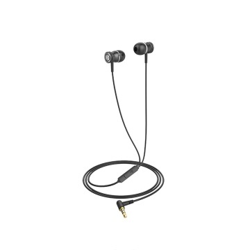 Casti cu fir HAVIT E303P, Jack 3.5 mm, Microfon, Negru