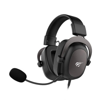Casti gaming HAVIT H2002D cu fir, jack 3,5 mm, microfon omnidirecțional, Negru - Img 1