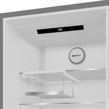 Combina frigorifica Beko B5RCNA405ZXBR, 355 l, No Frost, HarvestFresh, BioCycle, Everfresh+, AeroFlow, Clasa D, H 203.5 cm, Dark Inox - Img 9