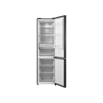 Combina frigorifica Tesla RC3800FMB, 378L, Clasa ETotal NO Frost, Display LED, H201cm, Sticla Neagra - Img 2