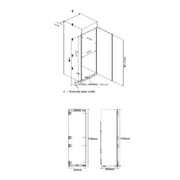 Congelator-Frigider incorporabil Samus SFCBI276NFE - Img 5