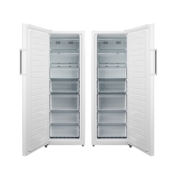 Congelator vertical VIVAX VF-238EDNF W, 238L, Full No Frost, Clasa E, Termostat Digital reglabil, Usa reversibila, Super cool, Super freeze, 7 cutii depozitare, H 142 cm, Alb - Img 2