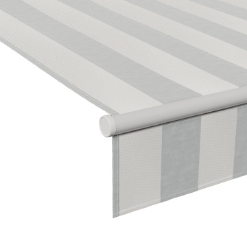 Copertina retractabila, manuala, poliester, 395 x 300 cm, alb/gri - Img 3
