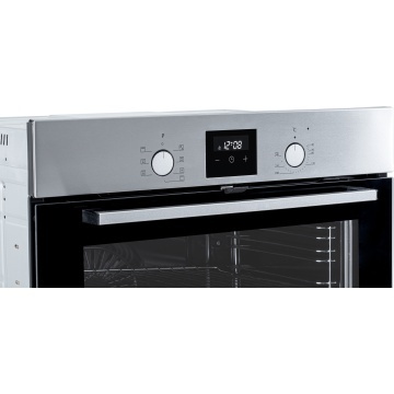 Cuptor incorporabil VIVAX BO-808BFD X, Electric, Clasa A, 80 l, 7 programe + Lumina, Grill, Convectie, Dezghetare, 2500W, Afisaj LCD digital, Timer, Child Lock, Butoane PiPo, Iluminare, Ventilatie tangentiala de racire, Usa dubla din sticla, Inox - Img 4