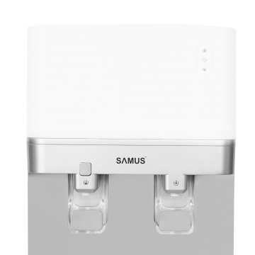 Dozator de apa de podea cu compresor Samus WDST-252CWS, Incarcare superioara, Apa calda si rece, Rezervoare inox, Siguranta copii, Alb/Argintiu - Img 6