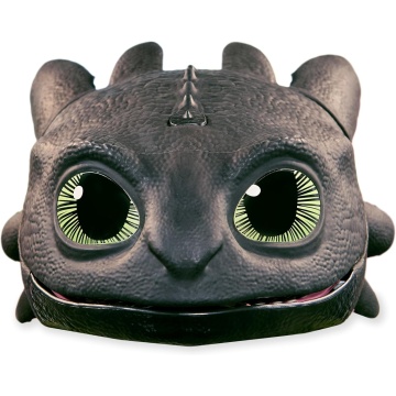 Dreamworks Dragons World of Berk - Masca interactivă Toothless Blast N Roar (How to Train Your Dragon 2025), Negru, 4 ani+ - Img 4
