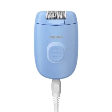 Epilator cu Fir Philips Seria 2000 BRE228/00 1 Setare de Viteza Cap de Epilare Lavabil Albastru - Img 5