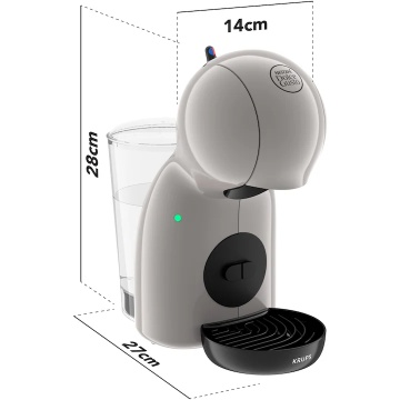 Espressor KRUPS cu capsule NESCAFÉ® Dolce Gusto® Piccolo XS KP1A3AF0, 1600 W, 15 bari, rezervor apa 0.8L, peste 30 de bauturi calde sau reci, functie Hot & Cold, functie Eco, crem - Img 15