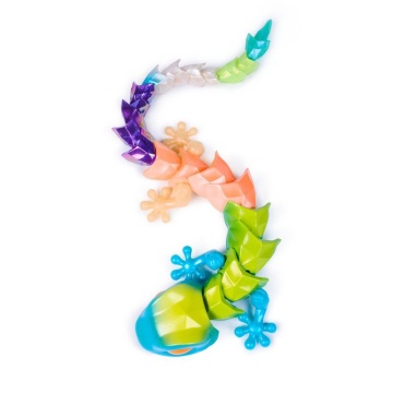 Figurină Crystalynx Spin Master - Gecko flexibil 30 cm - Img 5