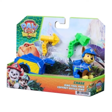Figurina cu accesorii, Paw Patrol the Dino Movie, Chase - Img 5