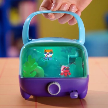 Figurina interactivă Spin Master Bitzee Acvariu, LED personalizabile, 30 personaje, 5 ani+ - Img 6