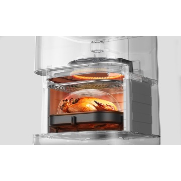 Friteuza Mova AeroChef FD10 Pro, Putere 1800 W, Capacitate bol 6 l, Tehnologie Dual HeatSync™, Temperaturi 50–230 °C, Sistem 360° Hot Poly-Air™, Ecran Tactil, 11 Programe, Negru - Img 14