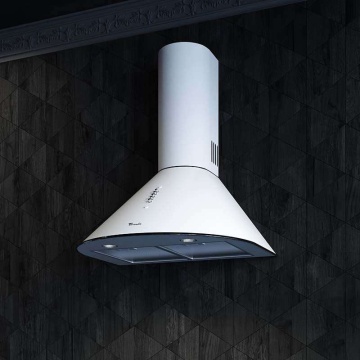 Hota tip Cupola Tornado Violla 750 (50) LED, 1 motor Turbo, latime 50 cm, 3 viteze, absorbtie 750 m3/ora, filtru anti-grasimi aluminiu 5 straturi, Alb