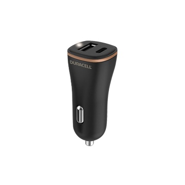 Incarcator auto Duracell dual USB-A + USB-C PD 27WBlack - Img 2