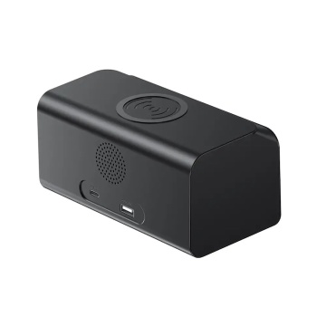 Incarcator multifunctional wireless HAVIT W3041, 15 W, 2 porturi USB, Negru , 87x155x95mm - Img 6