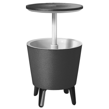 Lada frigorifica pentru bauturi Keter Cool Bar, plastic, 50 x 50 x 57-83 cm, Antracit - Img 2