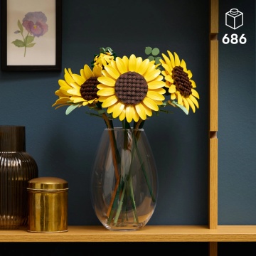 LEGO® Botanicals - Buchet de floarea-soarelui 11502, 686 piese - Img 3