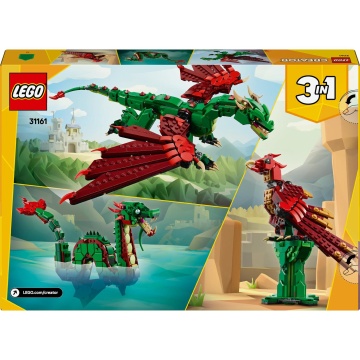 LEGO® Creator 3 in 1 - Dragon medieval 31161, 715 piese - Img 10