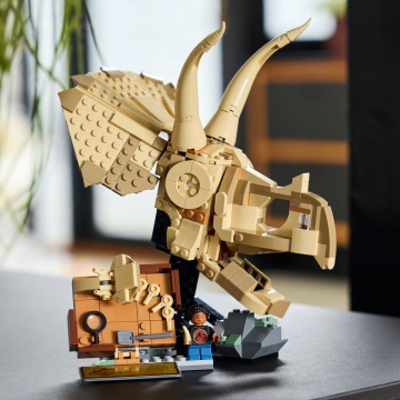 LEGO® Jurassic World - Fosile de dinozaur: craniu de Triceratops 76969, 468 piese - Img 4