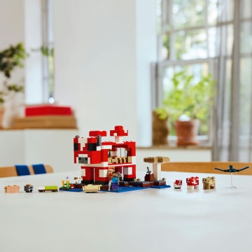 LEGO® Minecraft™ - Casa Ciuper-vaca 21270, 500 piese - Img 6