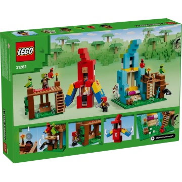 LEGO® Minecraft – The Parrot Houses 21282, 535 Piese, 8 ani+ - Img 4