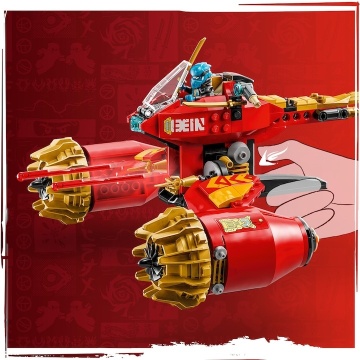 LEGO® Ninjago™ - Vehiculul-robot zburator al lui Kai 71830, 333 piese - Img 7