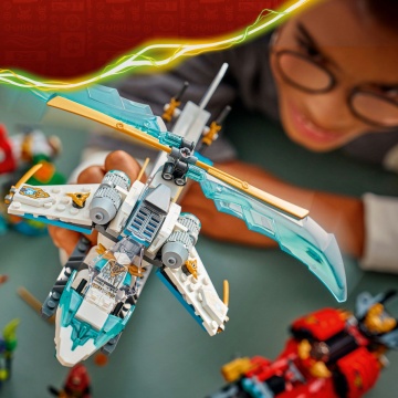 LEGO® Ninjago - Lupta la casa din copac cu vehicule ninja 71857, 642 piese - Img 7