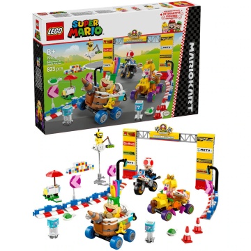 LEGO® Super Mario - Mario Kart™ – Set Baby Peach si Grand Prix 72036, 823 piese