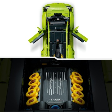 LEGO® Technic - Lamborghini Huracán Tecnica 42161, 806 piese, 9 ani+ - Img 13