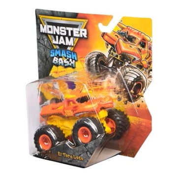 Mașinuță metalică Monster Jam Spin Master - Smash & Bash El Toro Loco 1:64 - Img 2