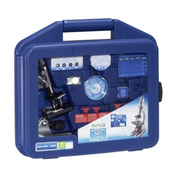 Microscop jucarie pentru copii, ixplo, 54 piese, metal - Img 2
