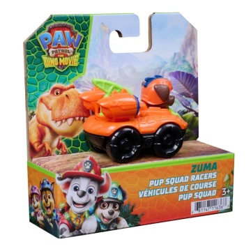 Mini vehicul cu figurina, Paw Patrol the Dino Movie, Pup Squad Racers, Zuma - Img 8