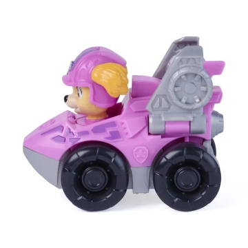 Mini vehicul cu figurina, Paw Patrol the Dino Movie, Pup Squad Racers, Skye - Img 4