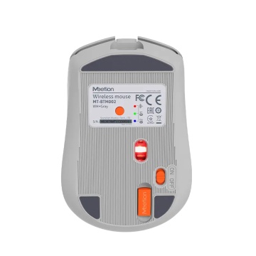 Mouse office wireless Meetion BTM002, Alb - Gri - Img 5