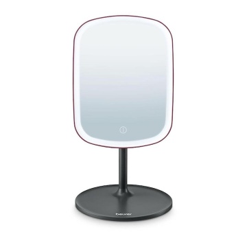 Oglindă cosmetică Beurer BS 47 LE – iluminare LED, mărire dublă, design elegant