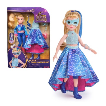 Papusa modala Unicorn Academy Isabel Deluxe Masquerade, multicolor, 240mm, set cu 10 accesorii - Img 8