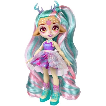 Papusa Pixling Magic Mixies - Galaxy Hair, Deerlee - Img 8