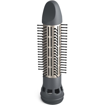 Perie rotativa cu aer cald Philips Seria 7000 BHA710/00, 1000W, ingrijire cu ioni, 2 accesorii, setare temperatura de ingrijire, peri naturali, invelis ceramic din turmalina, Alb/crem - Img 6
