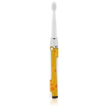 Periuta de dinti electrica Luka GIOsonic Giraffe, 4 capete de schimb, 3 moduri de functionare, galben, pentru copii 3-12 ani - Img 2