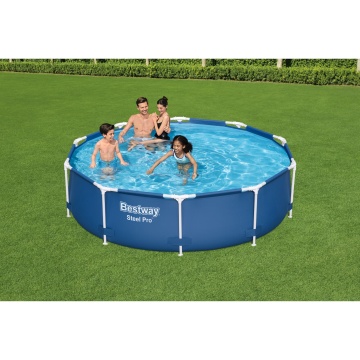 Piscina cu cadru metalic, Ø 305 cm, H 76 cm, capacitate 4.7 m³, cu pompa de filtrare - Img 2