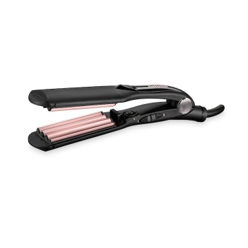 Placa pentru creponat parul BaByliss 2165CE, 210 °C, Turmalina-Ceramica, Negru - Img 4
