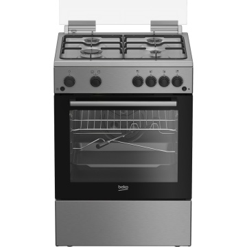 (Resigilat) Aragaz Beko FBGT62110DXO, 4 arzatoare, Gaz, 60 cm, Inox