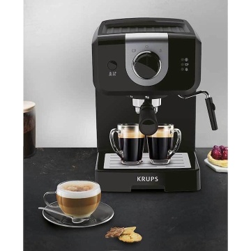 (Resigilat) Espressor manual Krups XP320830, 1050 W, 15 bar, 1.5 L, Dispozitiv spumare, Negru - Img 2