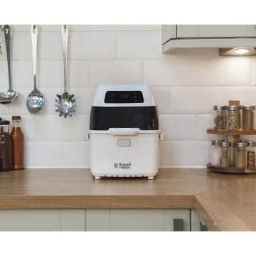 (Resigilat) Friteuza Russell Hobbs CycloFry Plus 22101-56, 1300W, 220°C, accesorii incluse, control digital, 1kg, Alb - Img 2