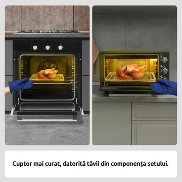 Set Air-Fry (tava + cos) Albatros pentru cuptor - Img 8