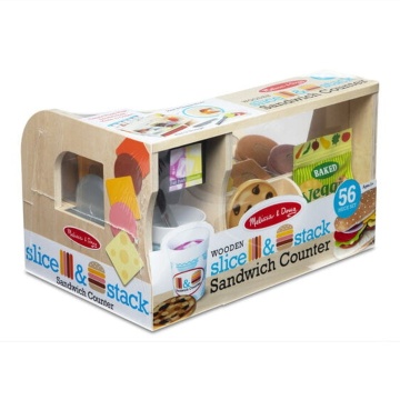Set de joacă Melissa & Doug Slice and Stack Sandwich Counter 3 Ani+ - Img 2