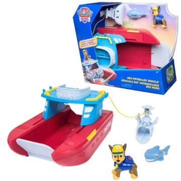 Set de joacă Paw Patrol Spin Master - Sea Patroller cu figurină Chase 3 ani+ - Img 2