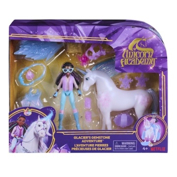 Set de joacă Unicorn Academy Spin Master - Aventura cu pietre prețioase a lui Glacier - Img 3