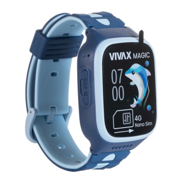 SmartWatch KIDS Vivax 4G MAGIC, Bluetooth 5.1, Rezistența la apă, Procesor ARM Cortex-R5, 64 GB, Albastru Magic - Img 2